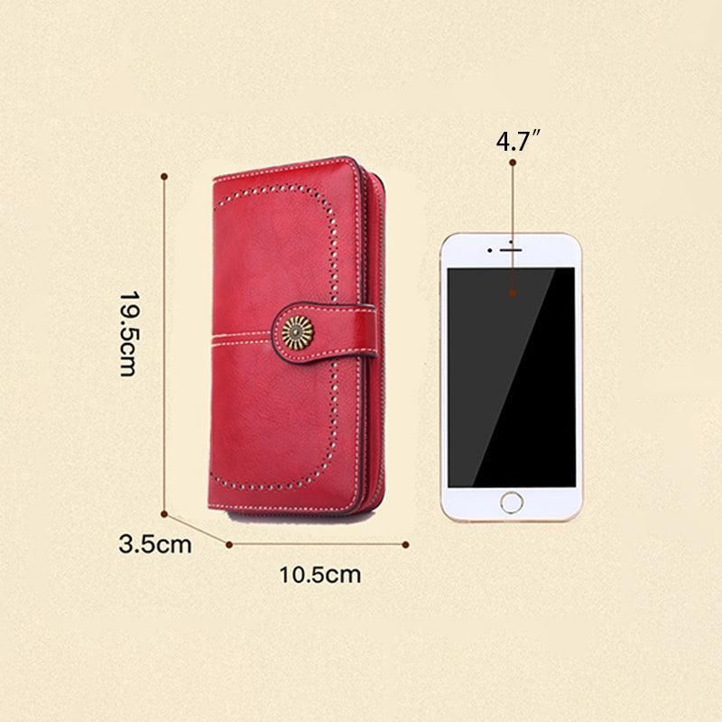 Women Wallets Purse Organizer Pouch Bag Credit Card Cash Holder Case Handbag Au - Brown โ image 4
