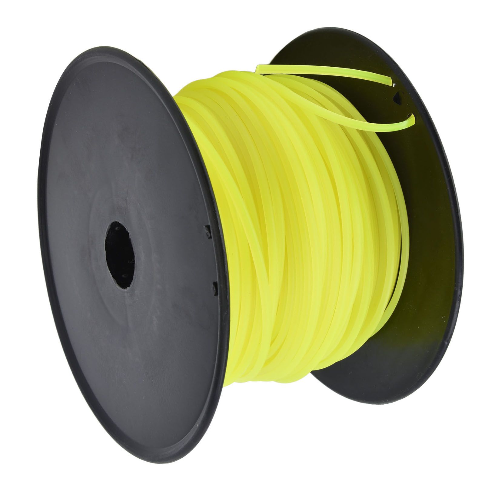 3mm String Trimmer Line Quadrate Grass Trimmer Line Lawn Mower Line for Husqvarna Yellow 70m / 229.7ft โ image 5