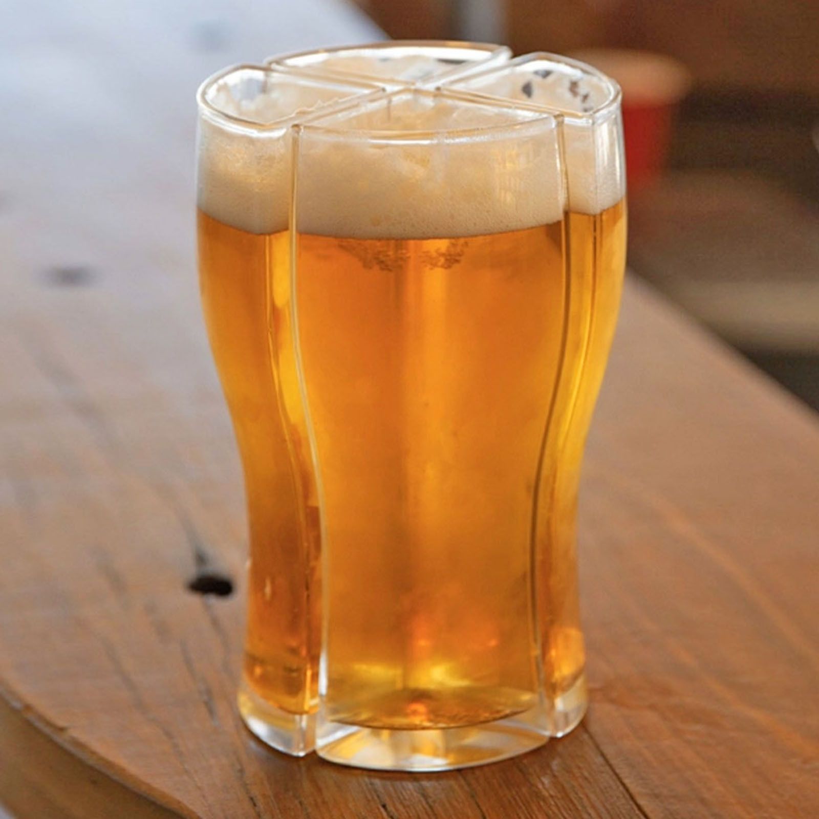 Large Beer Glasses Classic Craft Beer Glass - Safe Lead-Free Glass, Durable Father Pilsner Beer Drinking Glass โ image 2