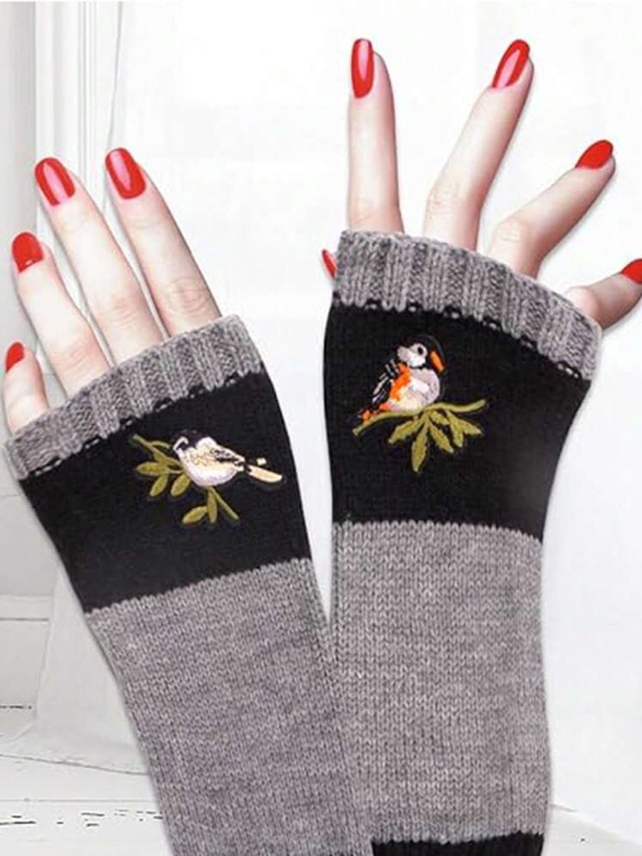 Wrist Warmers - Knitted Women's Fingerless Gloves - Wrist Warmers - Long Knitted Wrist Warmers - Fingerless Gloves - Gloves for Autumn & Winter — image 5