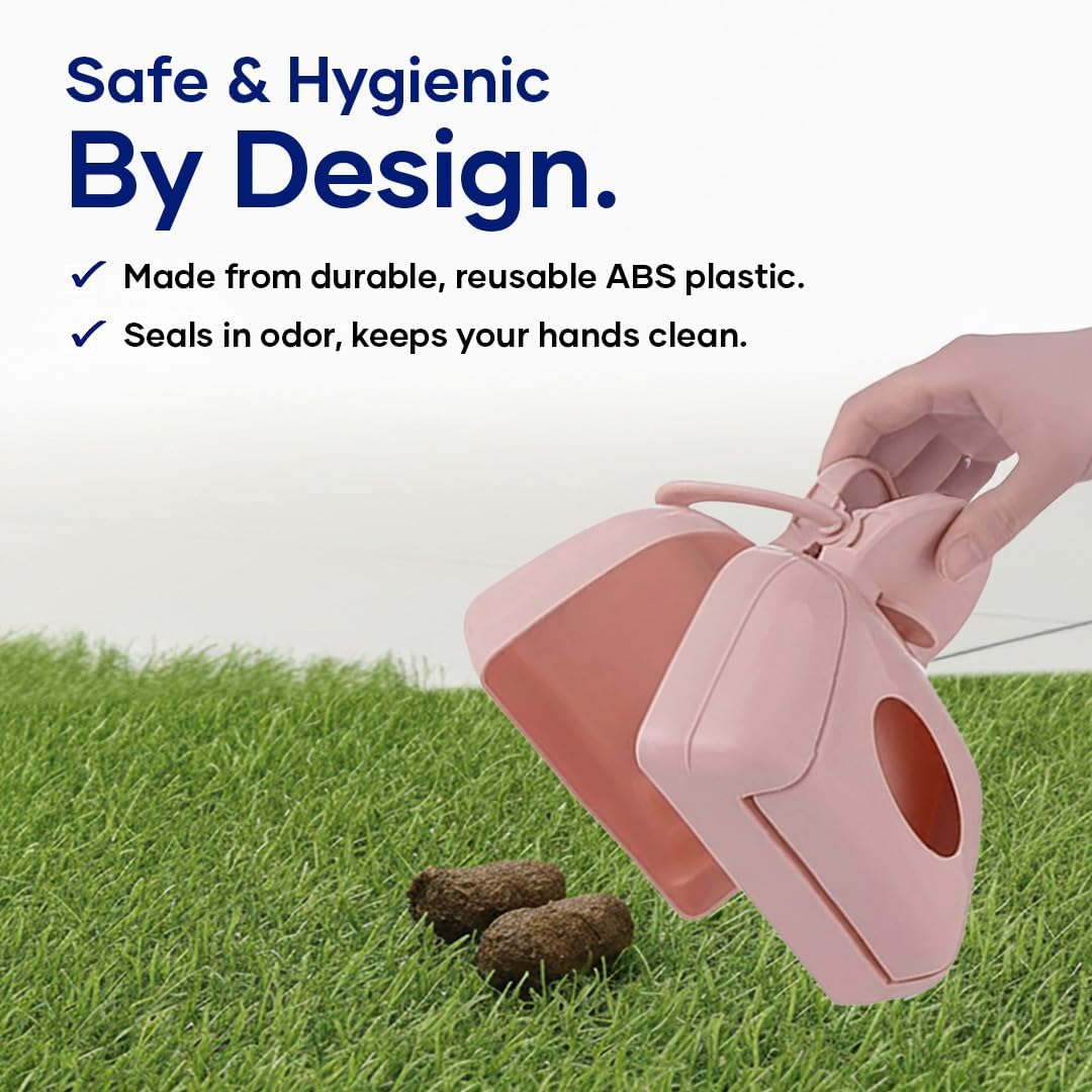 3-in-1 Dog Poop Bag Dispenser Blue Portable Leakproof Easy to Use Pet Waste Cleaning Helper — image 5
