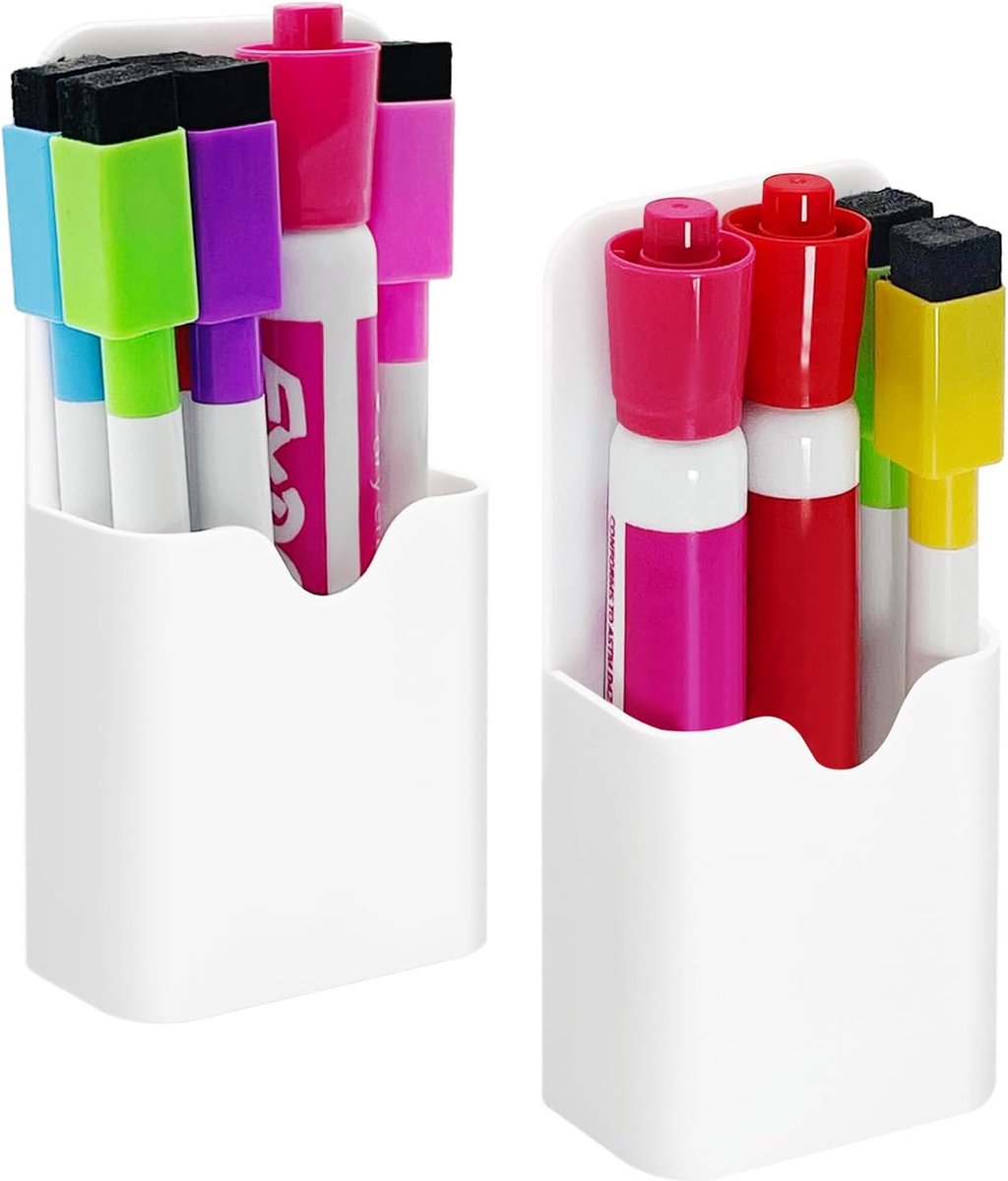 Magnetic Dry Erase Marker Holders