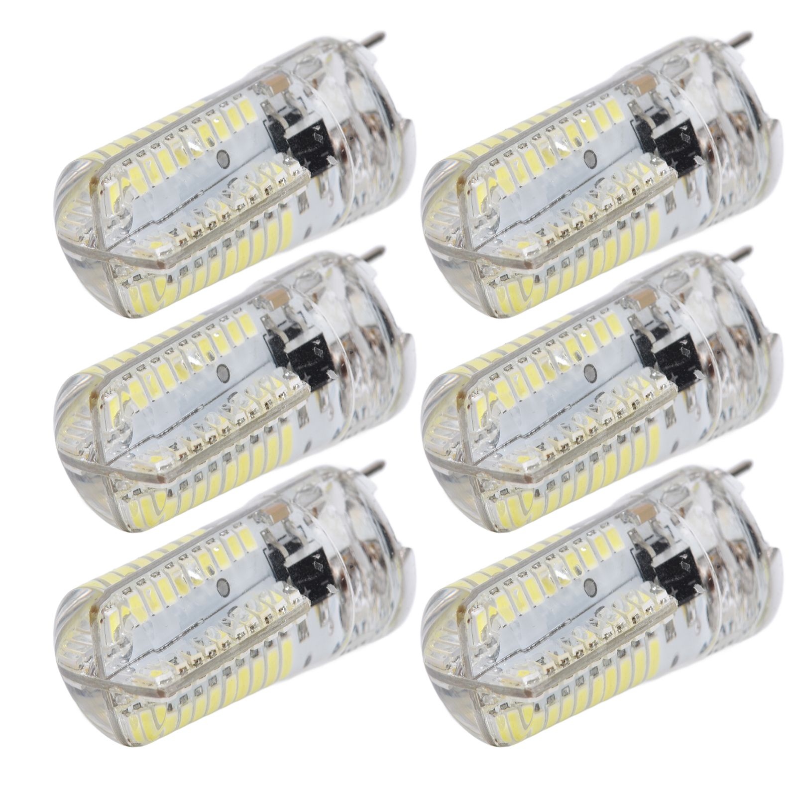 6Pcs G8 Small Bulbs 5W Small Bulb Light Source 80LED for CeilingLamp Wall Lamp Table Lamp 110VWarm Light โ image 3