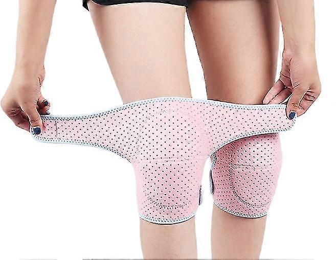 Sports elastic knee pads fitness knee pads (Rose Red) โ image 5