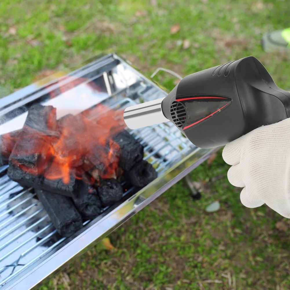 Portable Manual Operated BBQ Fan Air Blower for Outdoor Camping Picnic Grill Barbecue Tool — image 3