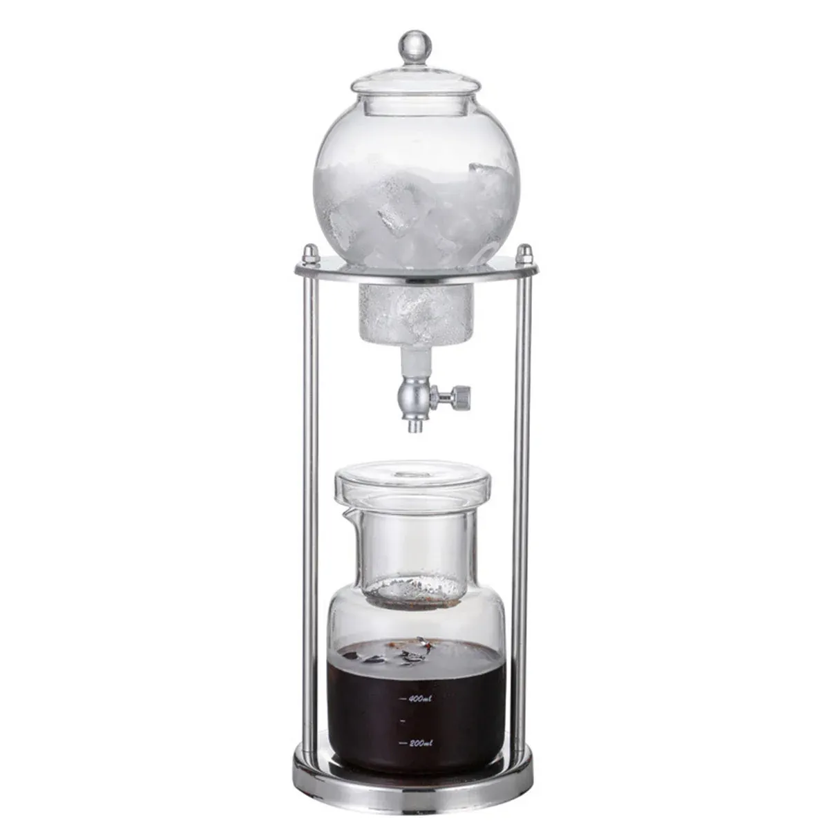Cold Brew Coffee Maker Glass Ice Drip Pot Cold Brewer Manual Brewing Equipment — image 2