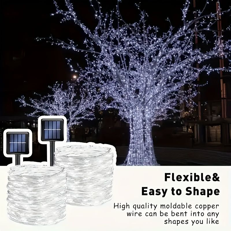 solar outdoor string lights — image 4