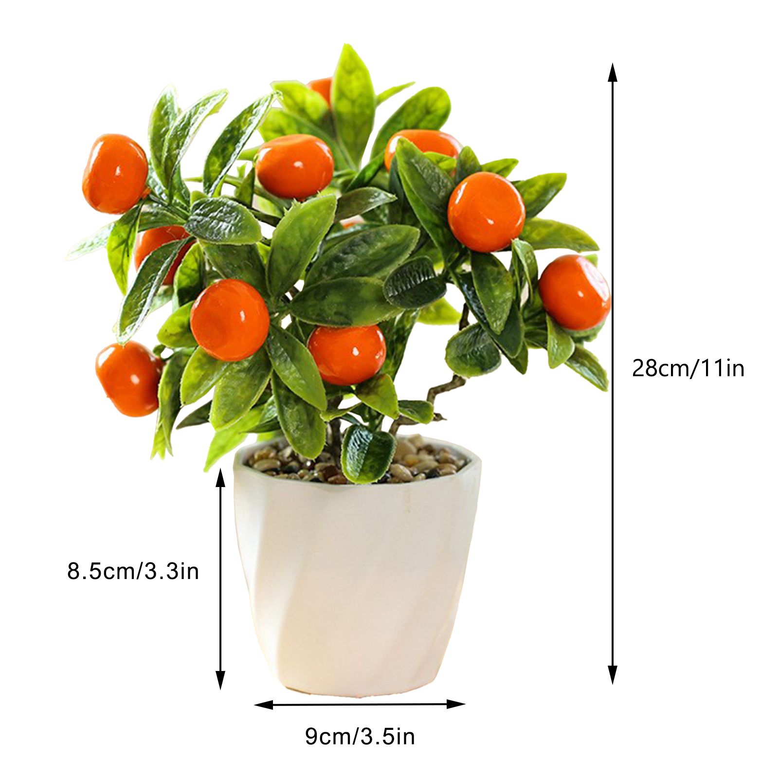 Artificial Fruit Tree Potted Small Potted Simulation Planting Pot Ornament Decoration — image 2