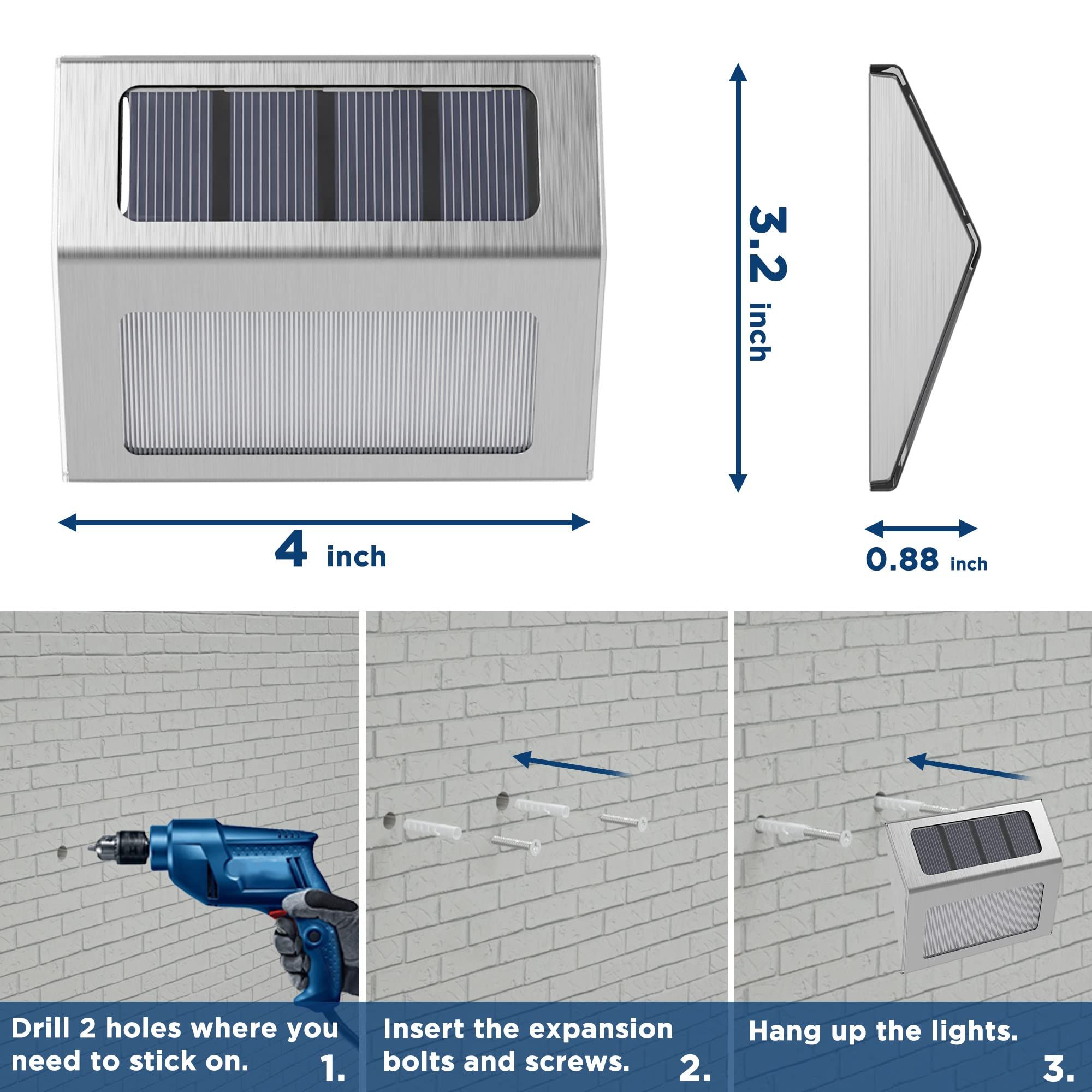 12pc Solar Lights for Outside — image 4