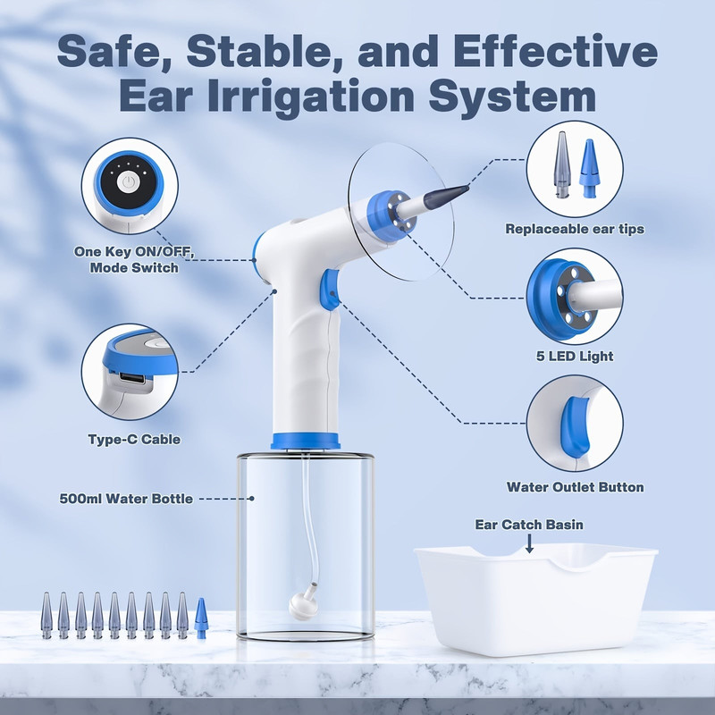 Electric Hydraulic Ear Irrigation System Kit — image 3