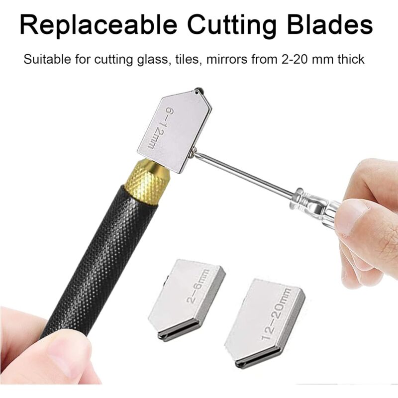 Professional Glass Cutter, Glass Cutting Tool, Pencil Style, Cut Glass 2-20Mm Thickness For Cutting โ image 4