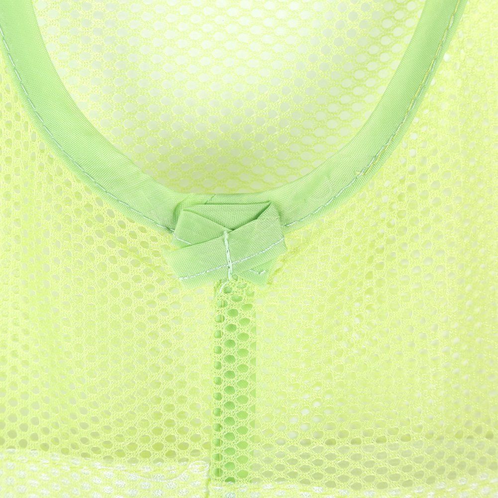 Clothespin Bag, Multi Purpose Hanging Mesh Storage Bag Clothespin Bag with Hanger for Socks Stockings Bra Underwear Bathroom — image 5
