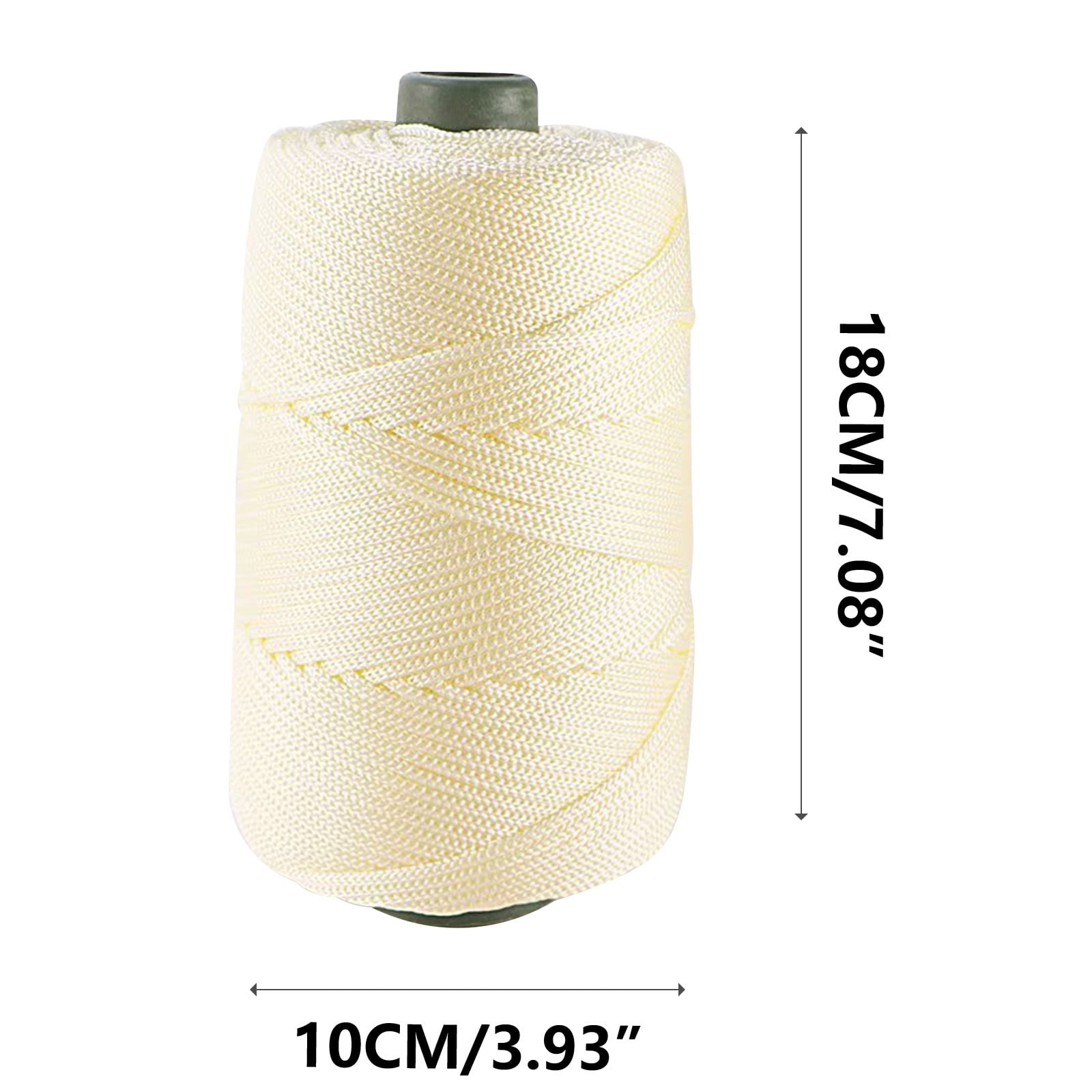 32 Colors Macrame Cotton Cord 200g/7.05oz,100% Natural Handmade 4 Strands Twisted Cotton Rope Polyester Thread Spools for Wall Hanging Plants Hangers Gift — image 3