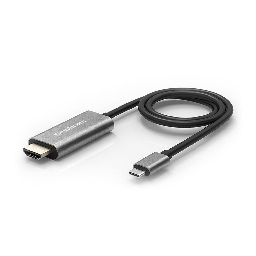 Simplecom DA321 USB-C Type C to HDMI Cable 1.8M (6ft) 4K@30Hz — image 2