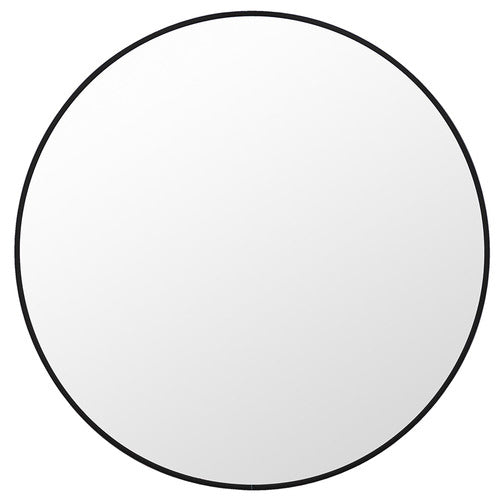 Metal Round Mirror 100cm - Black โ image 3