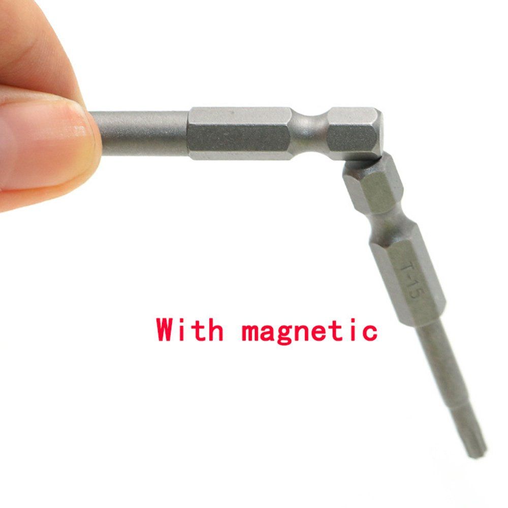 12pcs 1/4 Inch Hex Shank T5-T40 Torx Head Screw Driver Bit Set Security Tamper Proof Star 6 Point Screwdriver Kit Tools โ image 3