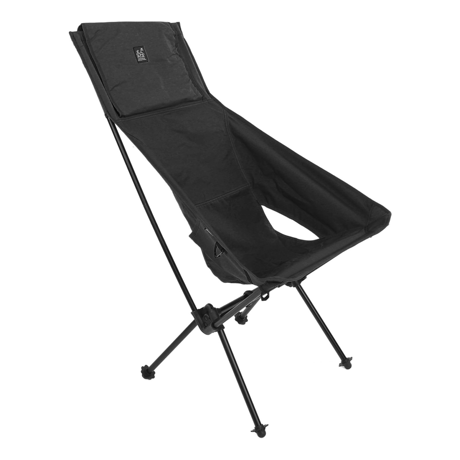 Camping Backpacking Chair Multipurpose Portable Folding Camping Chairs for Hiking Travel Beach Picnic Black — image 6