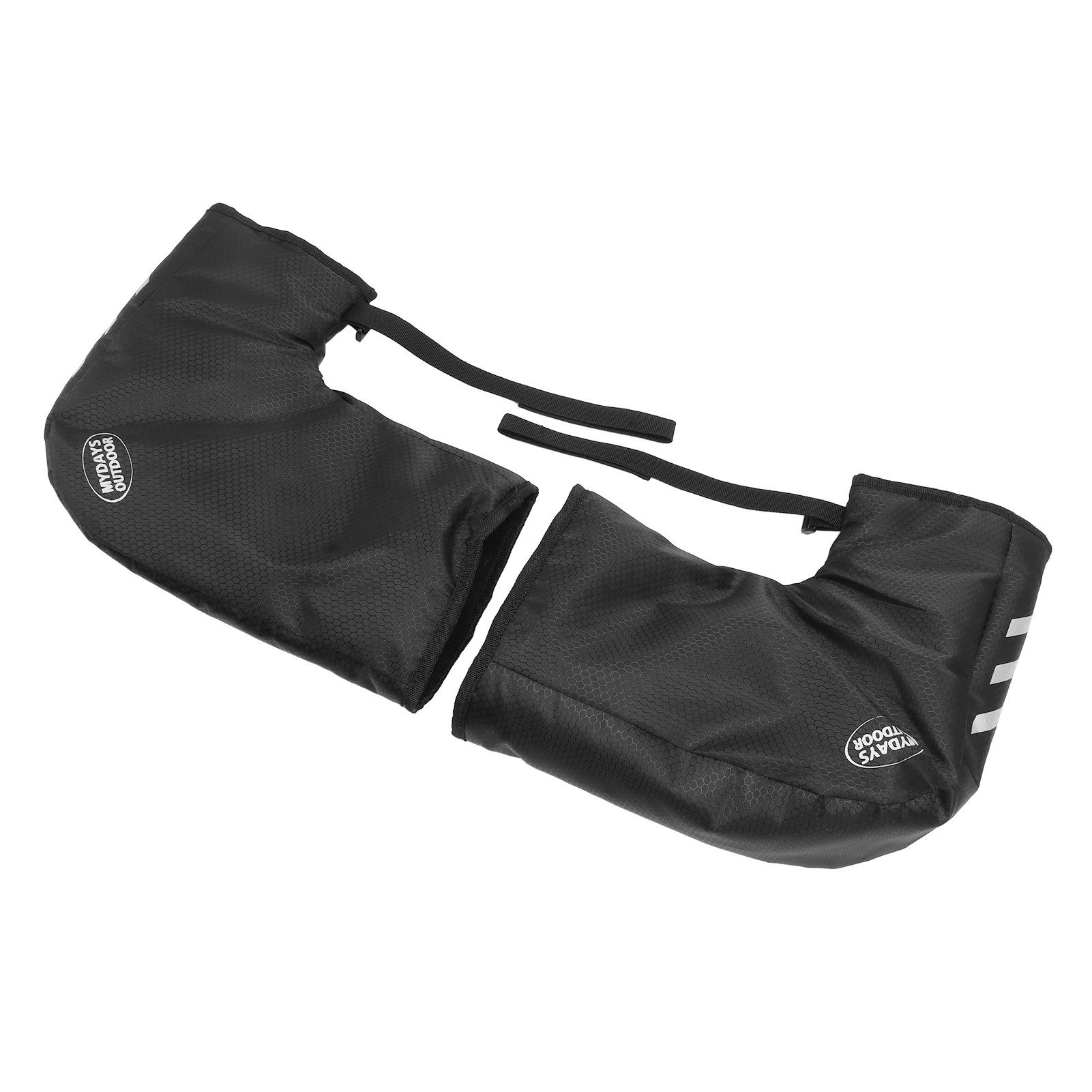 One Pair Bike Handlebar Gloves Waterproof Reflective Bike Handlebar Hand Protector for Winter Cycling — image 3