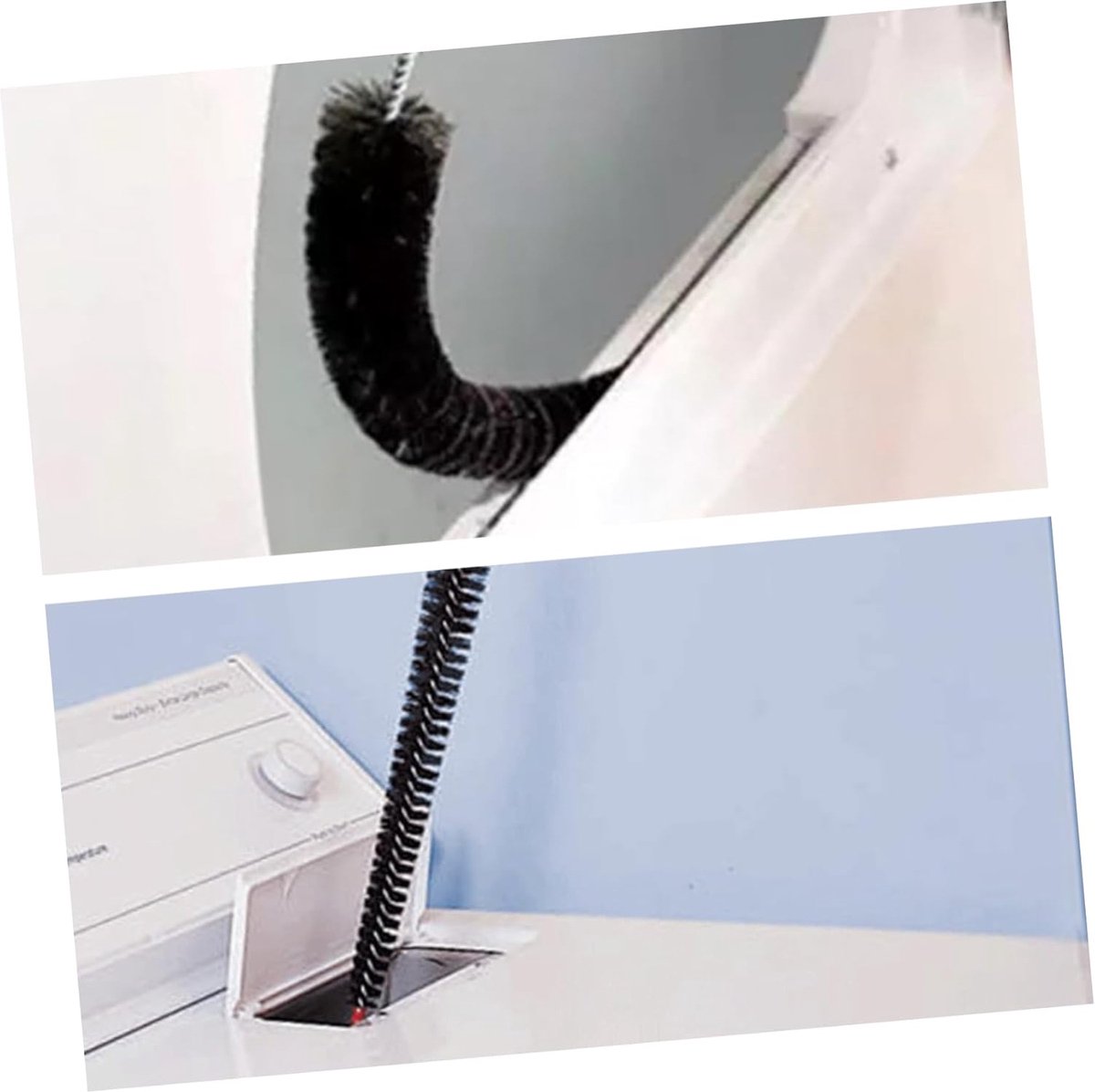 Radiator Brush - 2 Pieces - Flexible Radiator Brush - Dust-Binding Brush - Heating Cleaning Brush/Rapid Brush - Heating Scrub Brush - Handy - With Handle — image 3