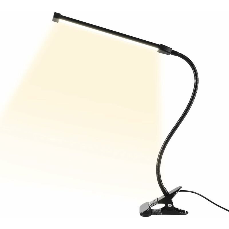 8W Dimmable Usb Desk Lamp With 3 Modes (Cool/Warm/Natural) 10 Brightness Levels LED Desk Lamp For Office, Education