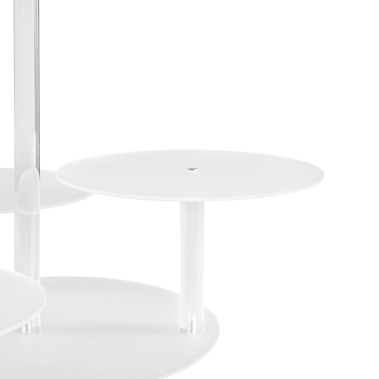 5-Star Chef Cake Stand 5 Tiers Acrylic Holder Display Round Clear Wedding Party โ image 4
