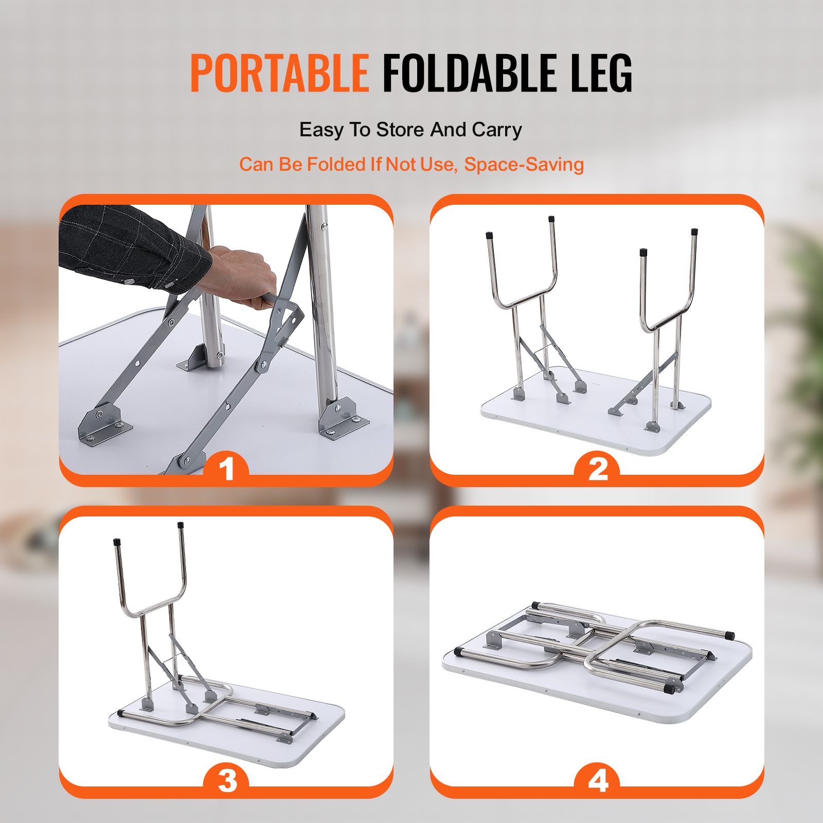 Pet Grooming Table Two Arms with Clamp, 915 × 610mm Dog Grooming Station, Foldable Pets Grooming Stand for Medium and Small Dogs, Free Two No Sit Haunch Holder — image 5