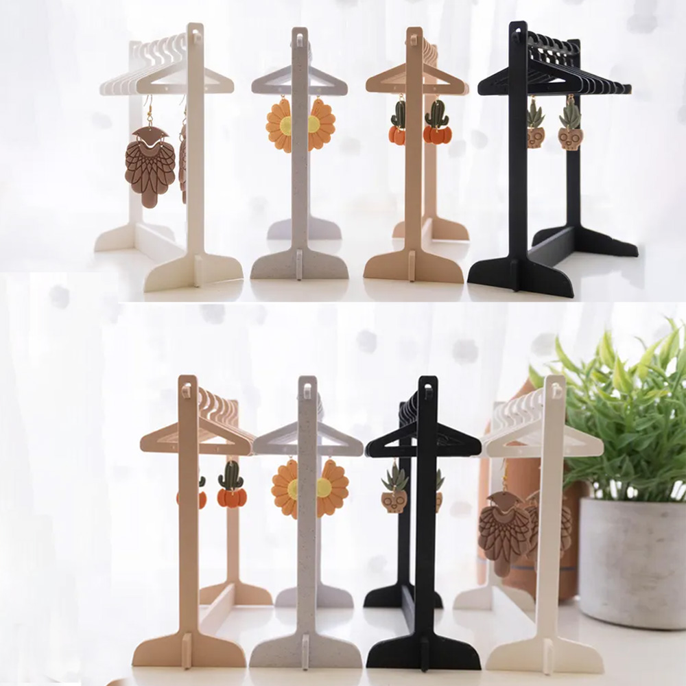 Earring Holder,Earring Display, Earring Hanger, Jewelry Display Jewelry hanger Multiple style hangers available, clothing rack for earrings(White) — image 5