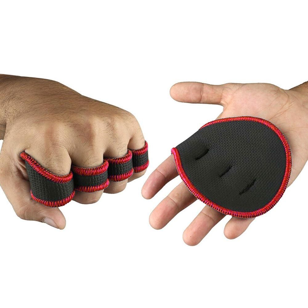Four-Finger Gym Palm Grip Gloves Non-Slip Weight Lifting Gloves for Men & Women Purple โ image 5
