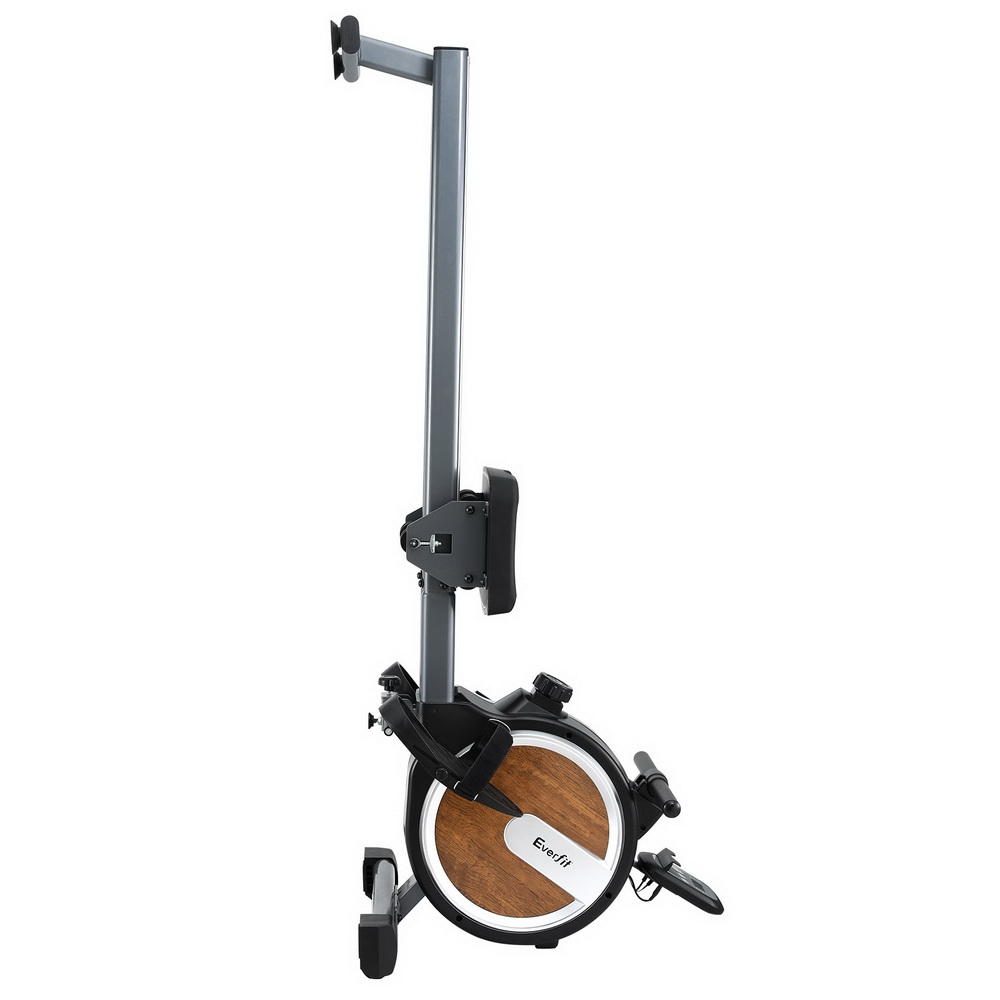 Everfit 16 Level Magnetic Rowing Machine for Home with App Connect Walnut — image 3