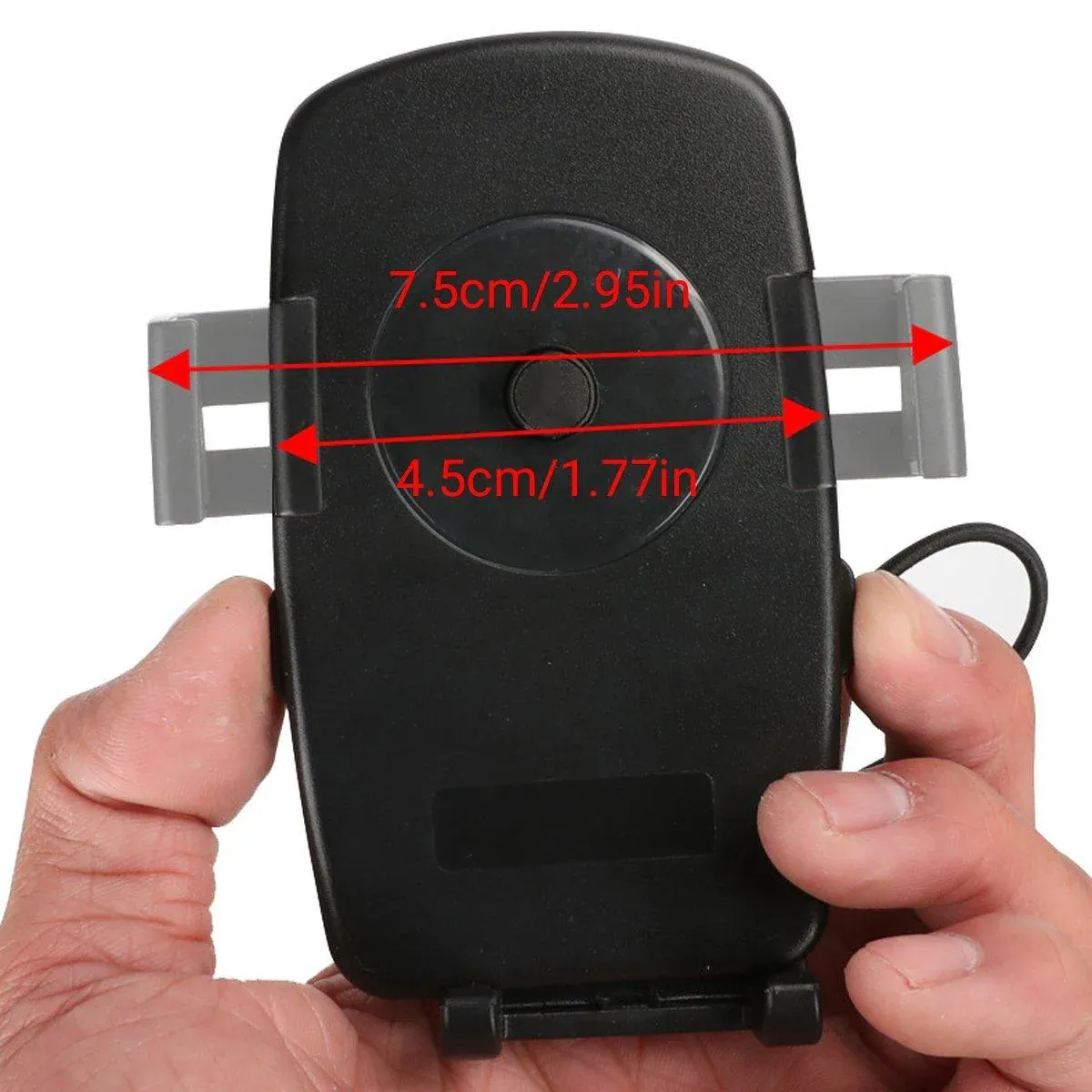 360 Degree Rotation Phone Holder Handlebar Mount for Motorcycle and Bicycle — image 4