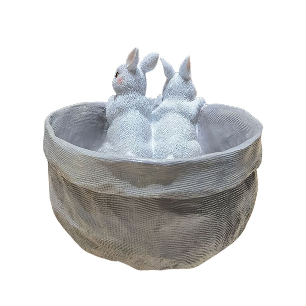 Rabbit Flower Pot Succulent Planter Garden Pots Bunny Decorative Flower Pot Animal Shaped Planter Pots Art Decorations โ image 4