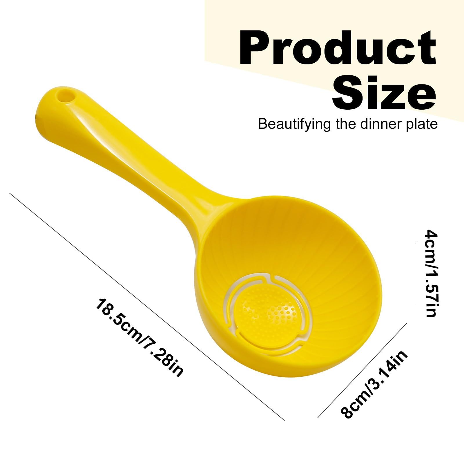 Rice Ball Spoon, Plastic Rice Paddle,Non Stick Rice Scooper for Rice Ball Making, Kitchen, Sushi Making Spoon (Yellow-5Pcs) — image 4