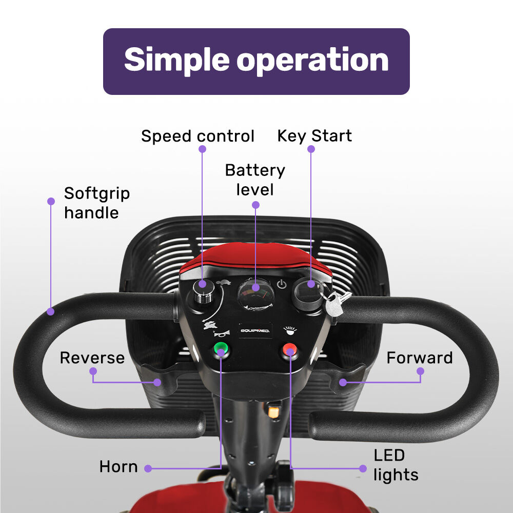 EQUIPMED FreeLite+ Electric Mobility Scooter โ image 4