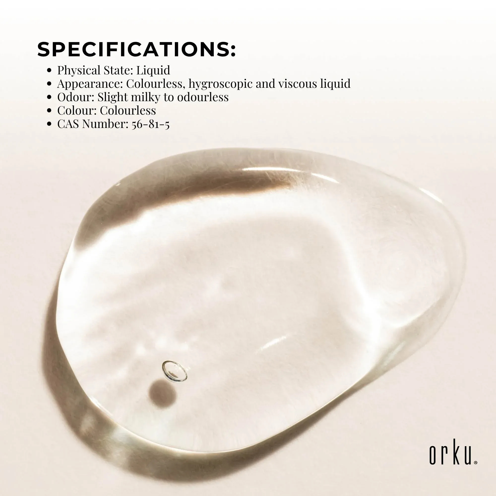 Orku 5L Glycerine 99.9% Pure USP Food Cosmetic Grade - Vegetable Glycerol — image 5