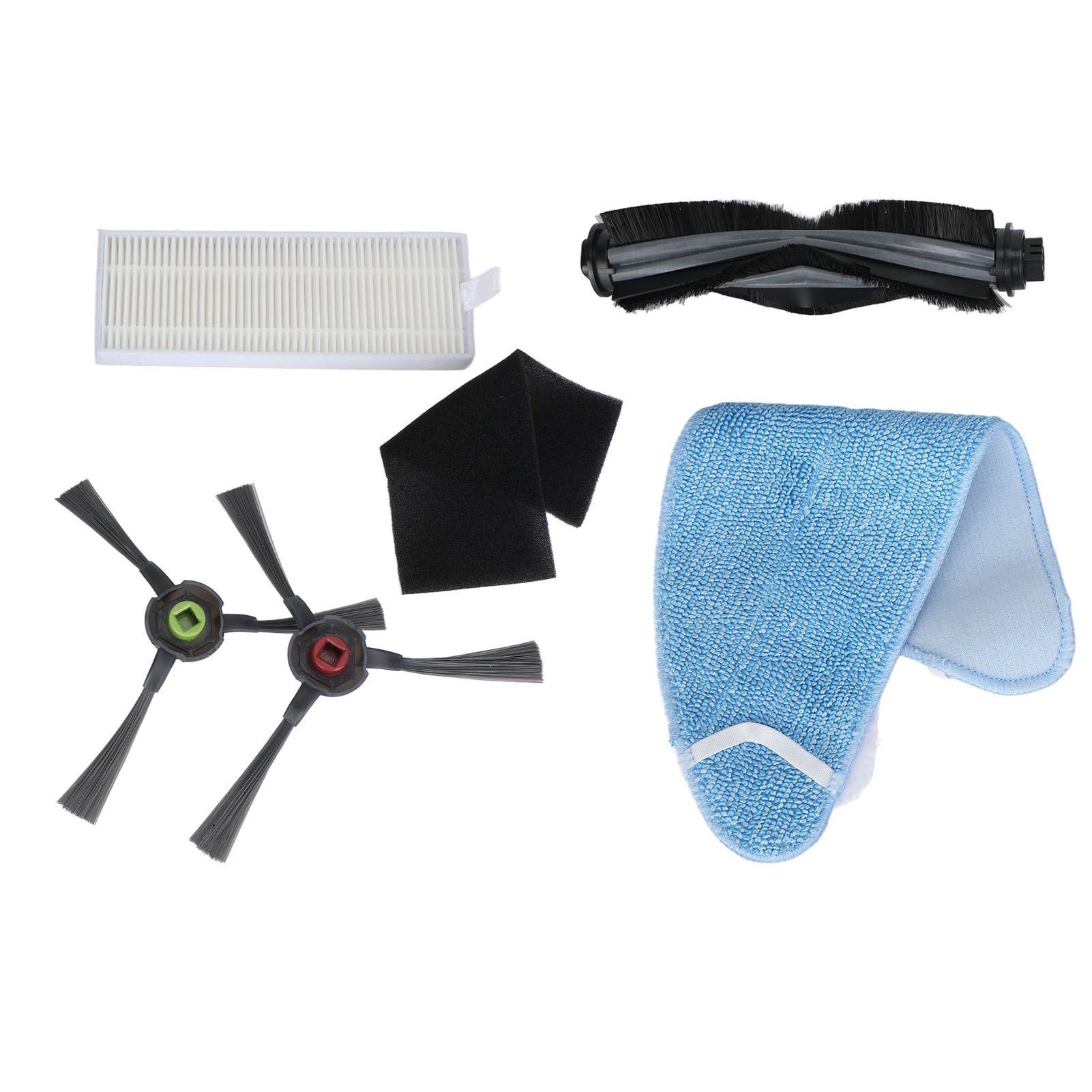 Sweeper Accessories Set Washable Mop Disposable Mop Rolling Brush Side Brush Filter Screen for Yeedi K650 โ image 3