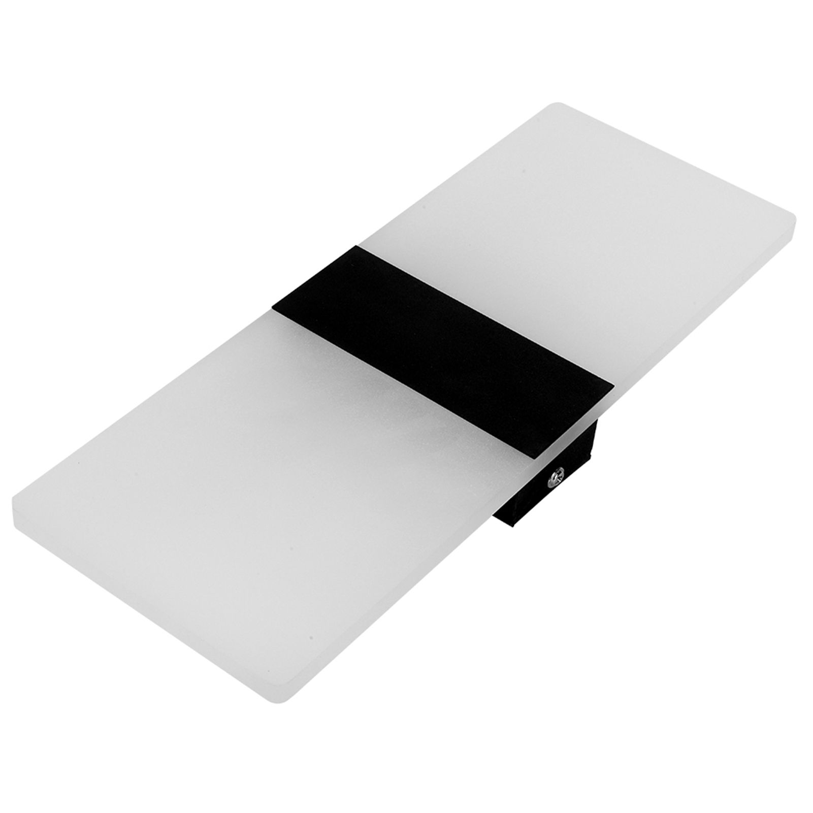 LED Acrylic Indoor Room Wall Mounted Sconce Light Bed Night Lamp (Warm Light & Black S) — image 2