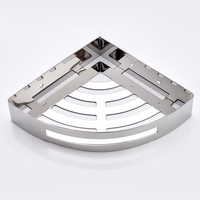 Shower Corner Basket Stainless Steel Bathroom Caddy Storage Shower Caddy Organizer Wall Mounted Kitchen Corner Shower Shelves โ image 5