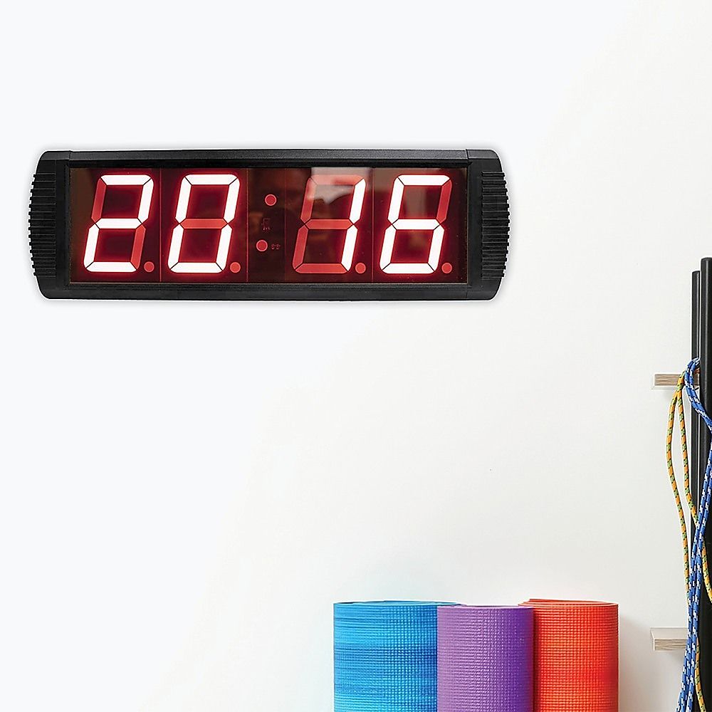 Digital Timer Interval Fitness Clock with LED Display for Home Gym Workouts โ image 3