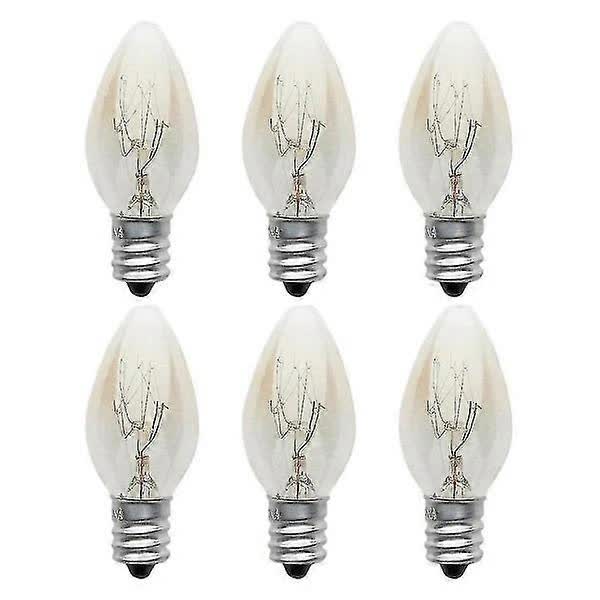 10W E12 C7 Filament Light Bulbs Warm White 10pcs 220-240V Compatible with Living Room Lamps