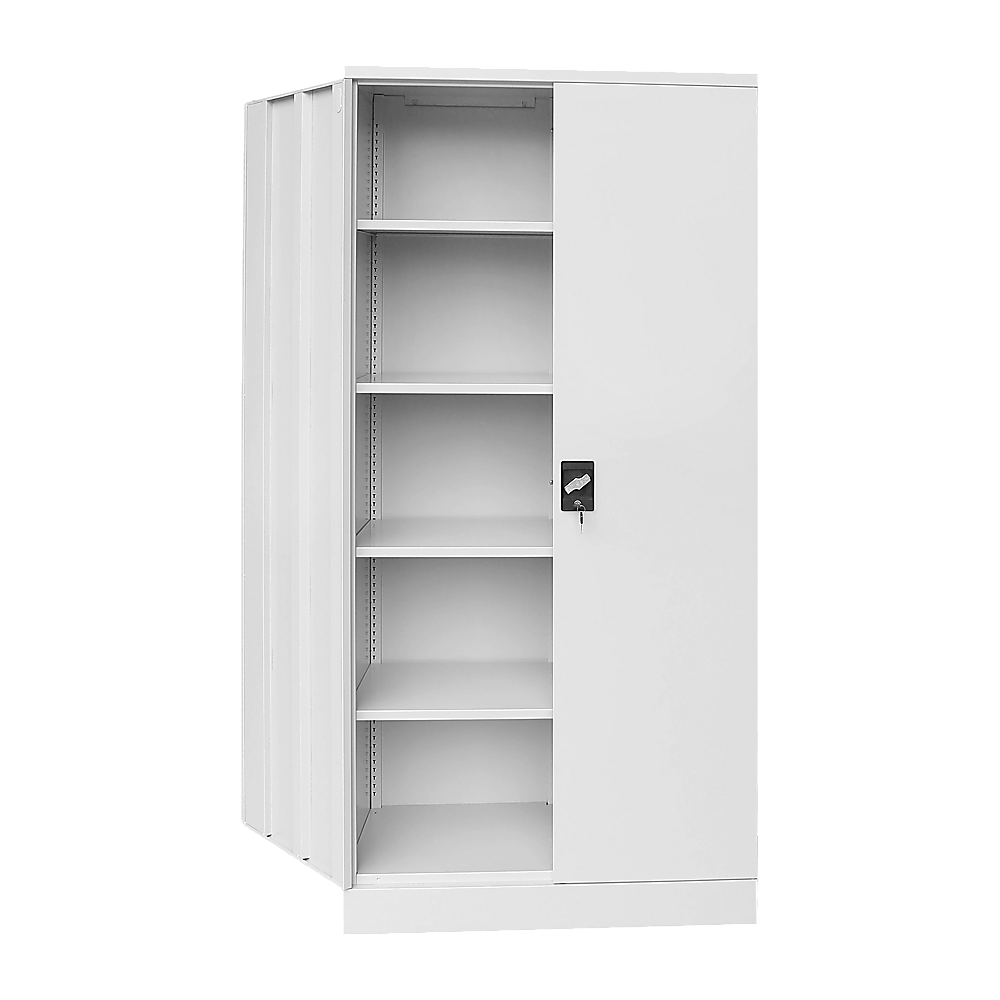Two-Door Shelf Office Gym Filing Storage Locker Cabinet Safe — image 5