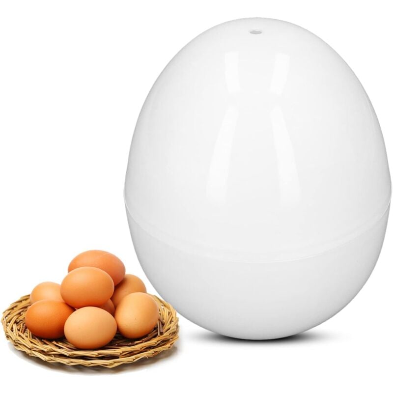 Egg Cooker With 4 Egg Capacity Microwave Hard Boiled Eggs Compact Design Pp Material Egg Steamer For Home Use — image 3