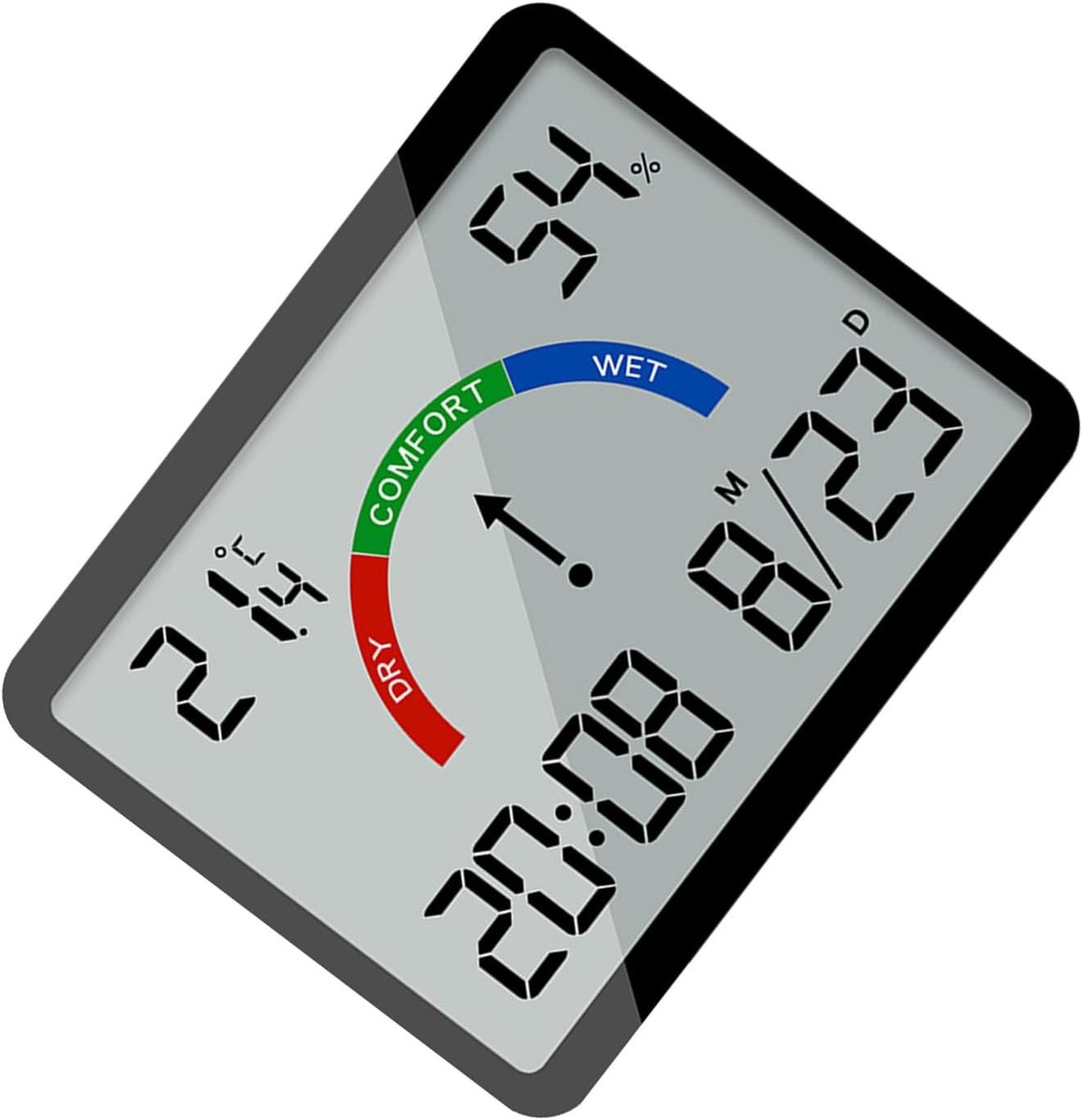 Wekker - Weather Station - Room Thermometer - Digital Alarm Clock - Shower Timer - Kitchen Thermometer - Ultra-Thin Digital Wall Clock - Battery Operated โ image 4