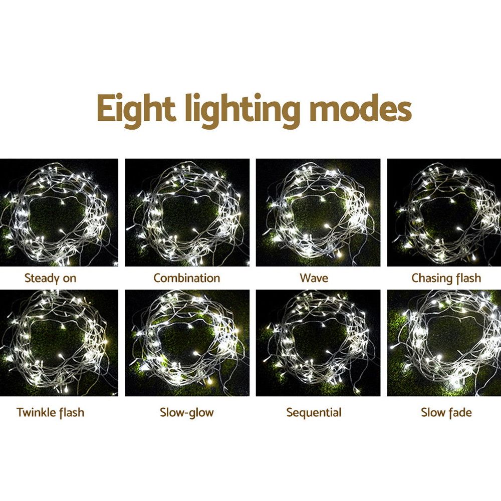Jingle Jollys 6X3M Christmas Lights Curtain Light Cool White 600 LED โ image 5