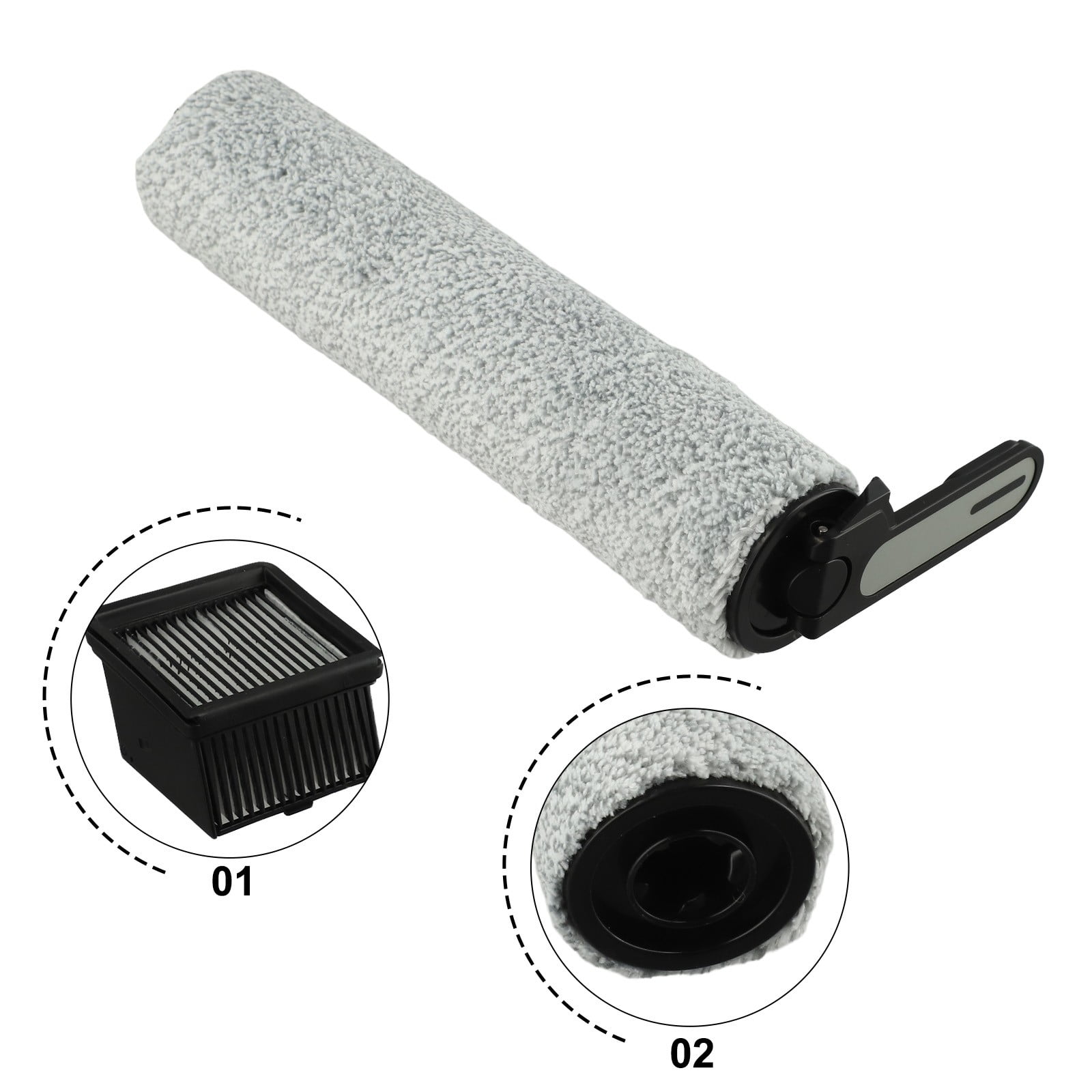 Soft Roller Brush Filter Mesh For Dreame For Trouver For K10 Pro Wet Dry Vacuum Cleaner Accessories For Home Cleaning ā image 5