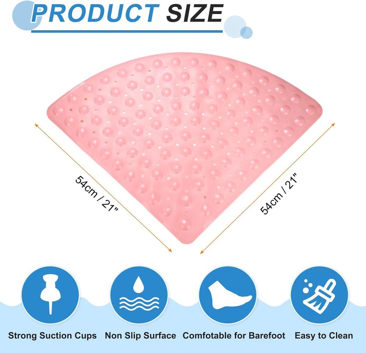 Non-slip bath mat for the bath โ image 2