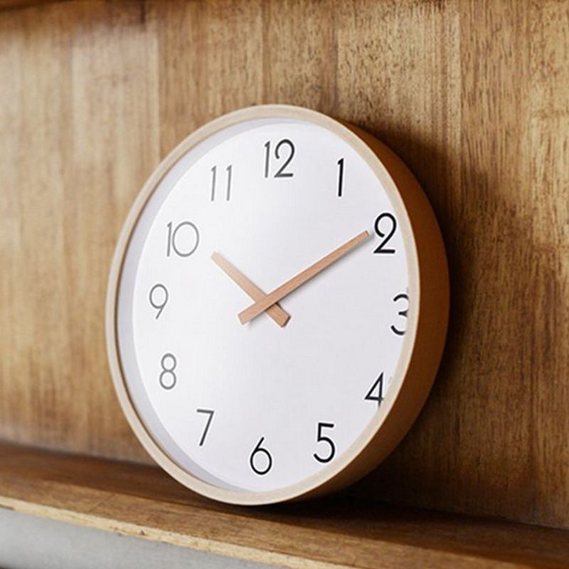 Non Ticking Silent Quartz Battery Operated Round Easy to Read Clock for Home/Office/School 12 Incn 30.5cm Office Decor โ image 2