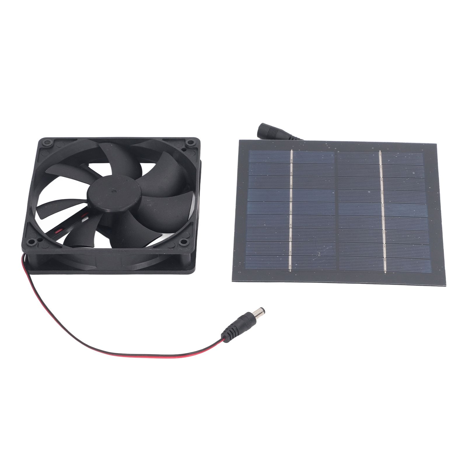 Solar Panel Fan Kit 20W IP65 Waterproof for Outside Small Chicken Coops Greenhouses Sheds Pet Houses Window Exhaust โ image 2