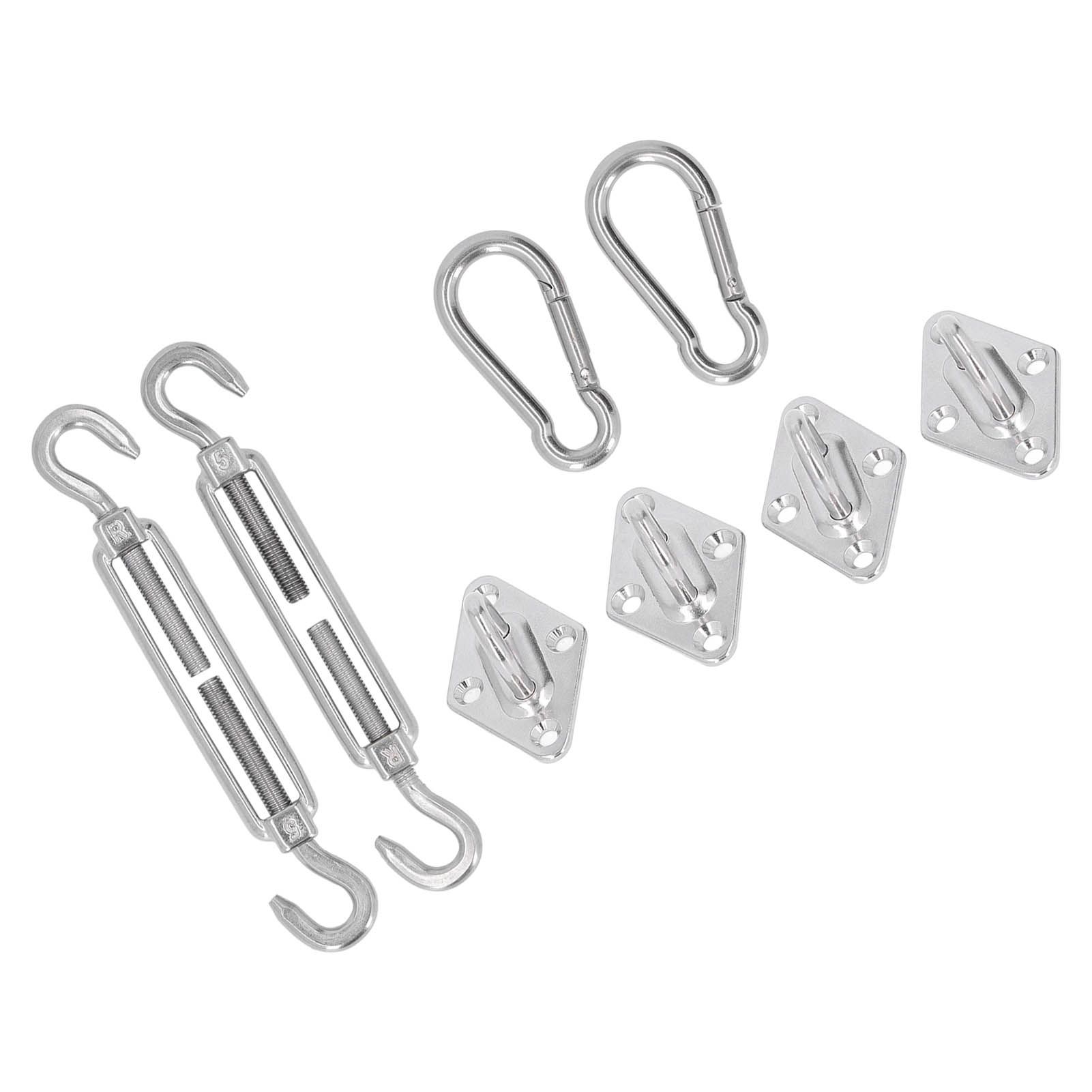 Sun Shade Sail Hardware Kit Canopy Installation Buckle Set for Rectangle and Square Awning 5mm โ image 3