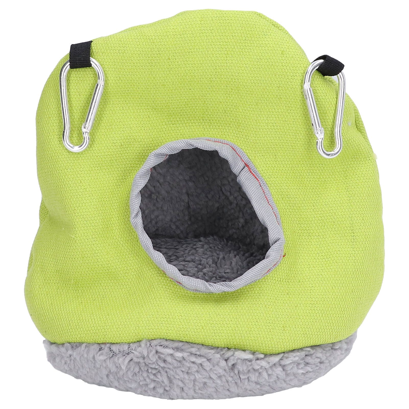 Warm Birdhouse Round Shape Soft Plush Save Space Easy Clean Safety Parrots HouseGreen — image 6