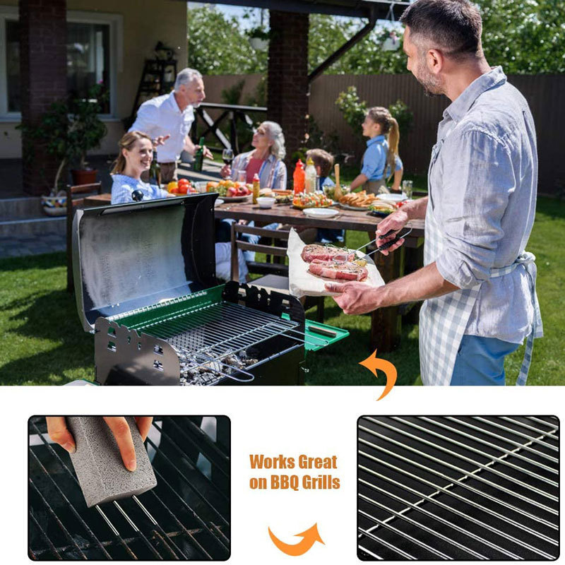 5 Pack Grill Cleaning Brick Pumice Stone BBQ Cleaner Block Heavy Duty Grease Remover for Griddle Stove and Kitchen Sink — image 5